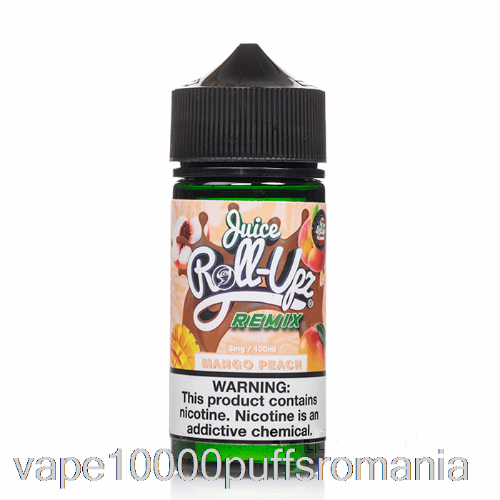 Vape Romania Mango Peach - Juice Roll Upz Remix - 100ml 0mg